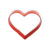 Eddingtons Ltd Cookie Cutter Heart Red