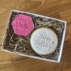 LissieLou Happy Birthday with Hearts Cookie Stamp