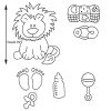 Patchwork Cutter & Embosser Baby Lion and Nursery Item