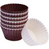 SK Edible Wafer Cupcake Cases Brown and Ivory Pack of 12