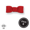 PME Small Red Sugar Bow - Pack of 6