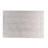 Silver 3mm Thick Hardboards - Oblong - 12x10 Inch