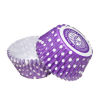 SK Cupcake Cases Winter Dotty Purple Pack of 36