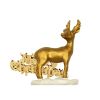 Gold Stag Resin Cake Topper