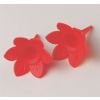 Single Plastic Candle Holders - Red
