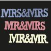 FMM Cutters Curved Words Mr & Mrs