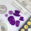 Sweet Stamp Day Of The Dead Embossing Elements