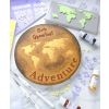 Sweet Stamp World Map Embossing Elements