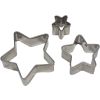 PME Stainless Steel Cutters - Star Set of 3