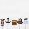 Smiling Faces Pirate Cake Candles