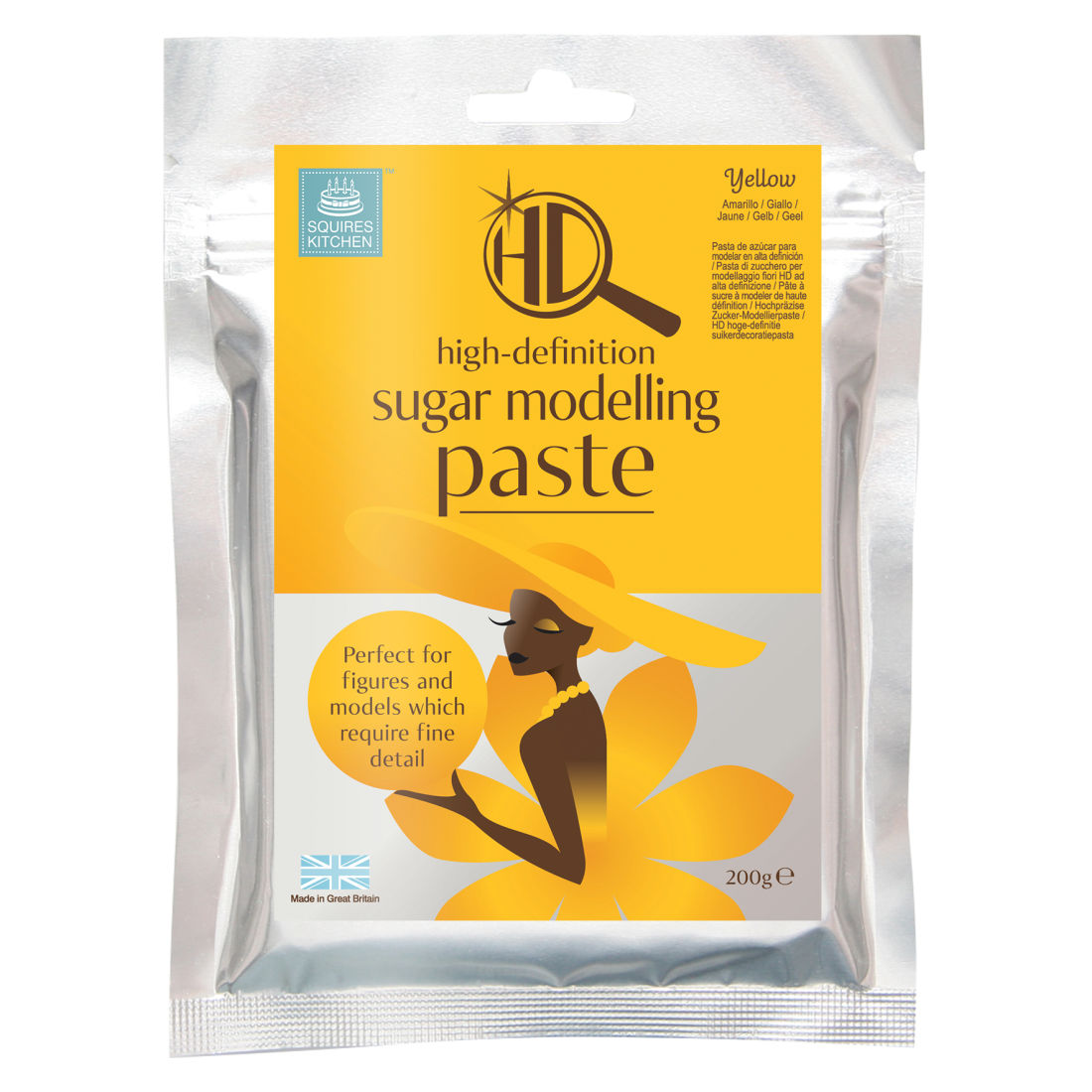 Sugar Modelling Paste by Squires Kitchen 200g ALL COLOURS for Cake Modelling 