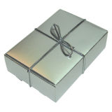 Silver Wedding Cake Box - Pack of 6