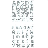 Patchwork Cutter & Embosser Classic Alphabet
