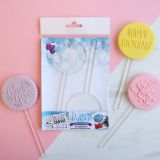 Sweet Stamp Blank Canvas Circle Blank Topper