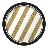 Paper Lunch Plates Black and Gold Sturdy Style
