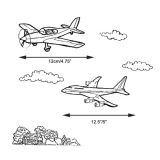 Patchwork Cutter & Embosser Aeroplanes