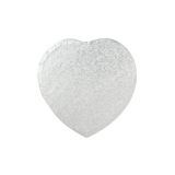 Silver 3mm Thick Hardboards - Heart - 12 Inch
