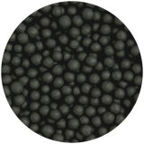 Scrumptious Sugar 4mm Pearls Matt Black 80g