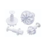 Sweetly Does It Set of 4 Flower Fondant Plunger Cutters