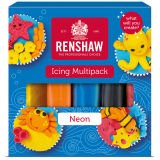 Renshaw Ready to Roll Icing Neon Colours Multipack 5 x 100g