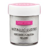 Sweet Sticks Edibleart Metallic Lustre Light Silver