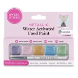 Mermaid Sweet Sticks Edibleart Water Activated Paint Mini Pallet 10g