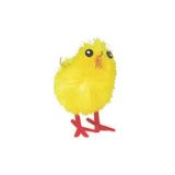 Small Yellow Chenille Chick - 32mm