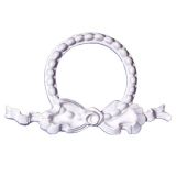 SK-GI Silicone Mould Bow & Pearl Garland Frame 11 x 6.5cm