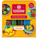 Renshaw Ready to Roll Icing Primary Colours Multipack 5x100g