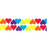 Bright Hearts Grosgrain Ribbon 16mm