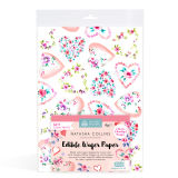 SK Edible Wafer Paper by Natasha Collins: Floral Hearts