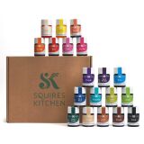 Squires Kitchen Paste Food Colour Set of 19 - E171 FREE