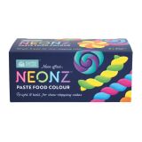 Squires Kitchen NEONZ Paste Food Colour Set of 8
