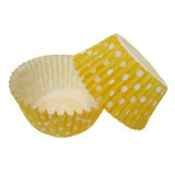 SK Cupcake Cases Spring Dotty Yellow Pack of 36
