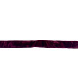 Burgundy Crushed Velvet Ribbon 16mm