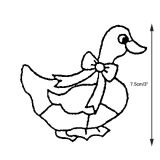 Patchwork Cutter & Embosser Duck