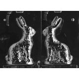 Two Part 8 Inch Easter Sitting Bunny Chocolate Mould