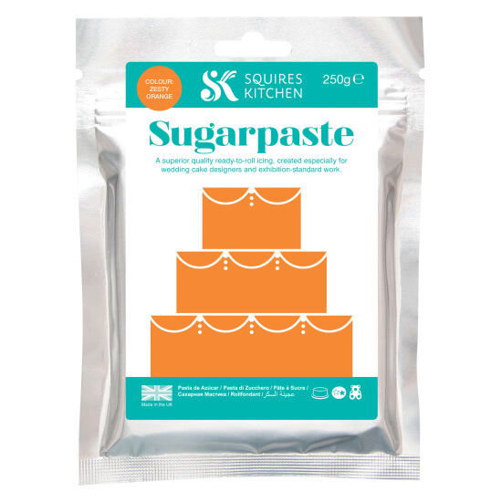 SK Sugarpaste Zesty Orange 250g