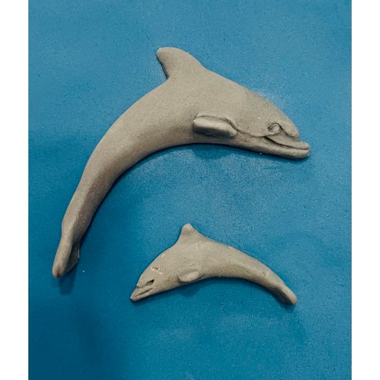 SK-GI Silicone Mould Dolphin Set of two