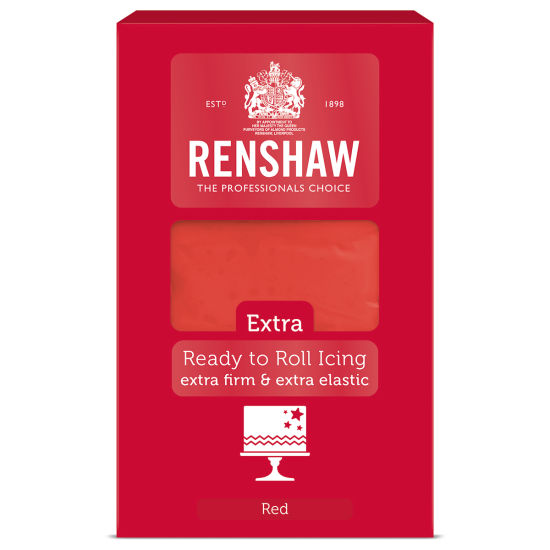 Renshaw Extra Ready to Roll Icing Red 1kg