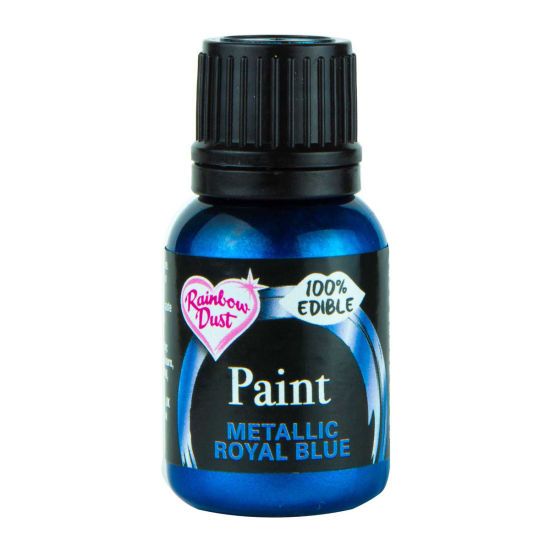 Rainbow Dust Metallic Food Paint - Royal Blue 25ml