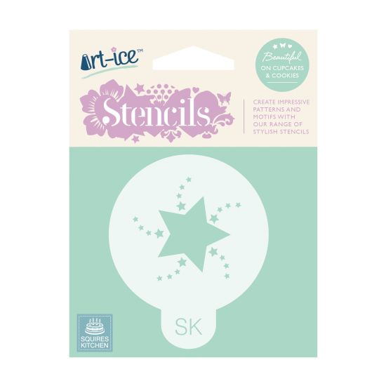 SK Art-ice Stencil Round Star