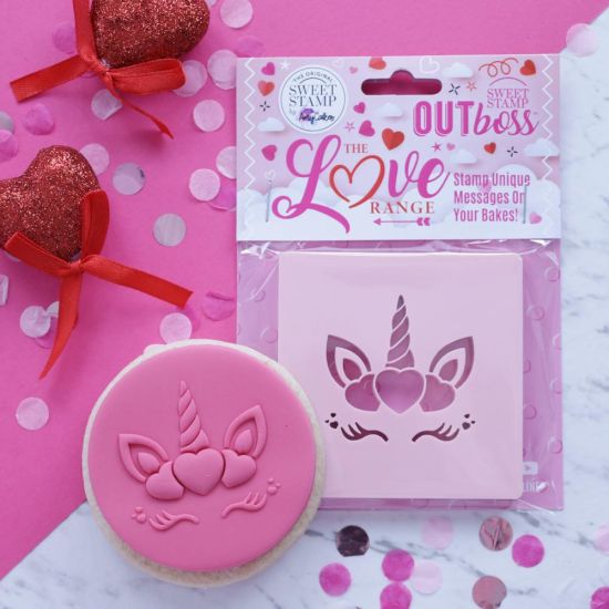 Sweet Stamp OUTboss Love Expressions Heart Unicorn