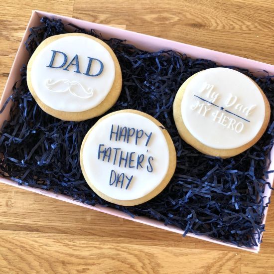 LissieLou Father's Day Set of 3 Cookie Embossers