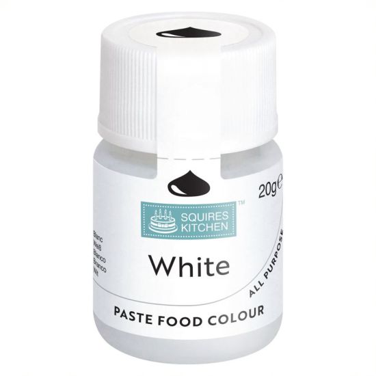 Squires Kitchen Paste Food Colour White