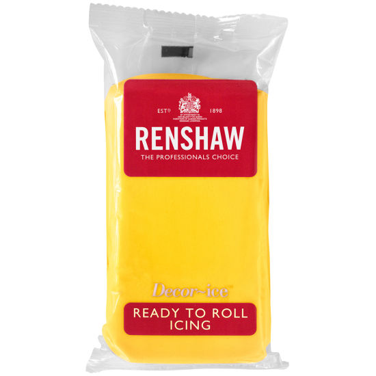 Renshaw Ready to Roll Icing Yellow 500g
