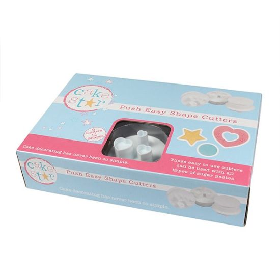 Cake Star Push Easy Cutters - Shapes Set