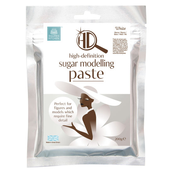 Squires Kitchen HD Sugar Modelling Paste White 200g