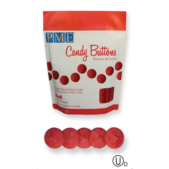 PME Candy Buttons - Red 340g (12oz)