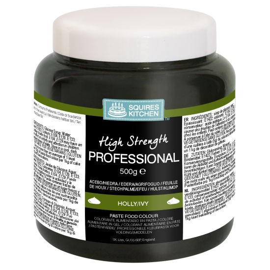 SK Professional Food Colour Paste Holly Ivy (Dark Green) 500g